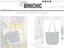Tablet Screenshot of binichic.com